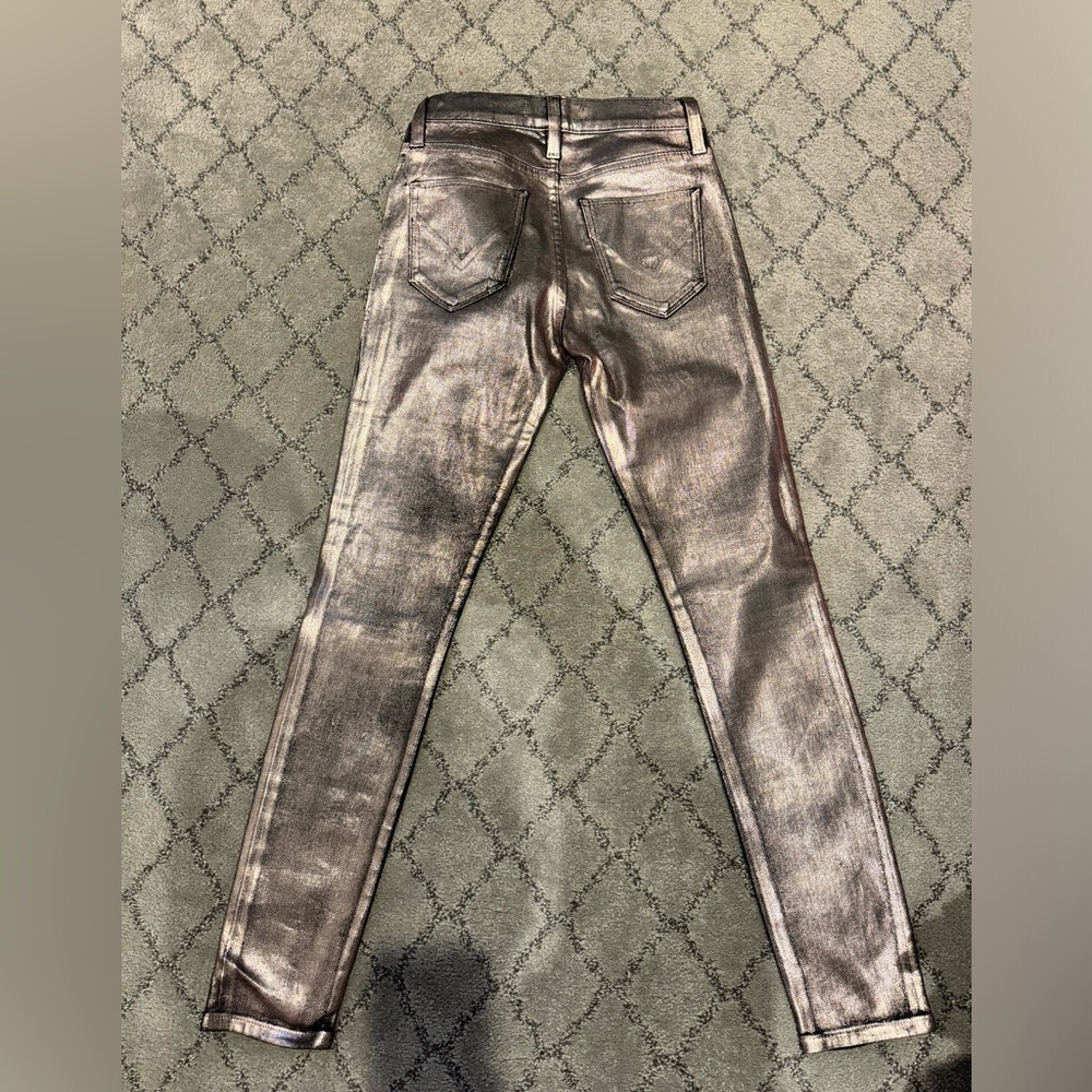 Metallic Hudson pants